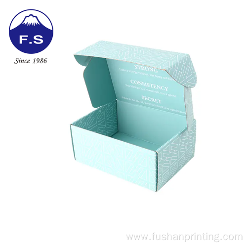 Custom logo printing clothing/shoe packaging box